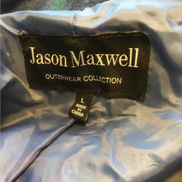 Jason Maxwell Plaid Snap up Jacket - Picture 6 of 7